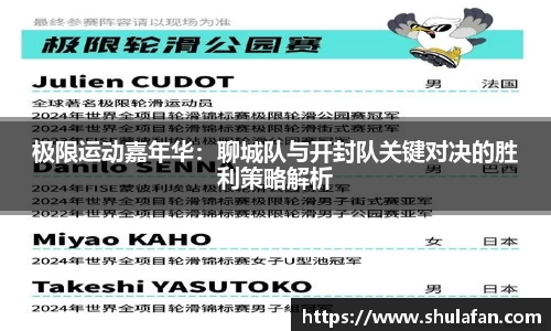 极限运动嘉年华：聊城队与开封队关键对决的胜利策略解析
