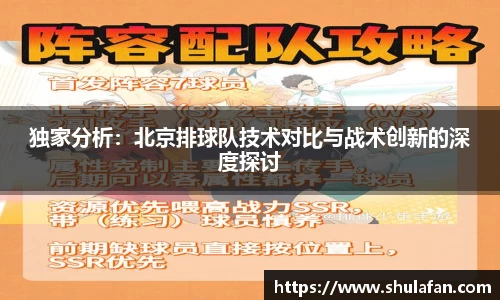 独家分析：北京排球队技术对比与战术创新的深度探讨