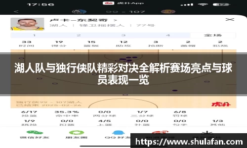 湖人队与独行侠队精彩对决全解析赛场亮点与球员表现一览